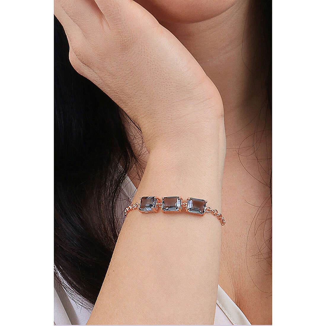 GioiaPura bracelets woman ST66944-02RSBK wearing