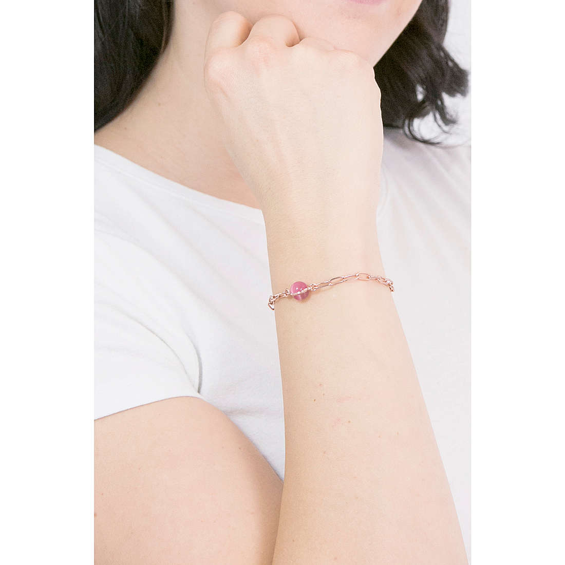 Boccadamo bracelets emblema woman XBR855RF wearing