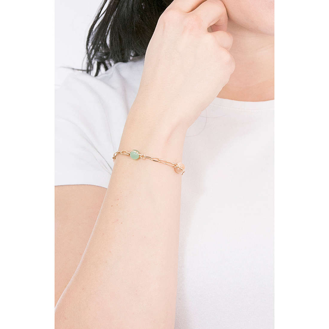 Boccadamo bracelets emblema woman XBR856D wearing