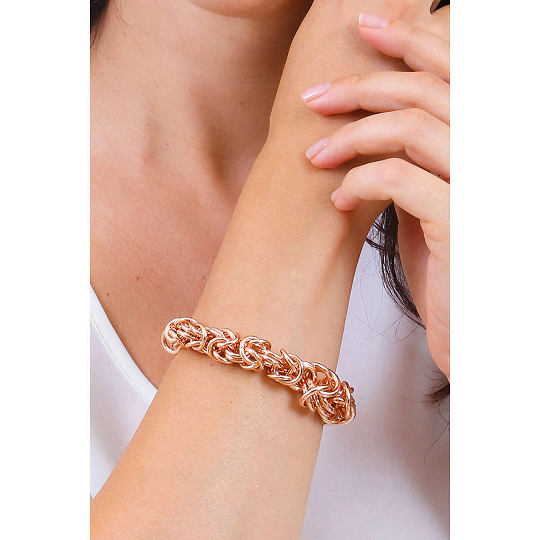 Boccadamo bracelets Mychain woman XBR905RS wearing