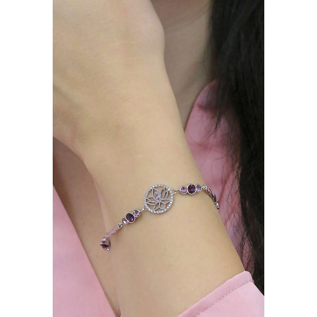 Brosway bracelets Chakra woman BHKB112 wearing