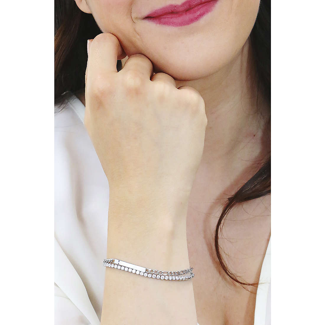 Brosway bracelets Desideri woman BEI066 wearing