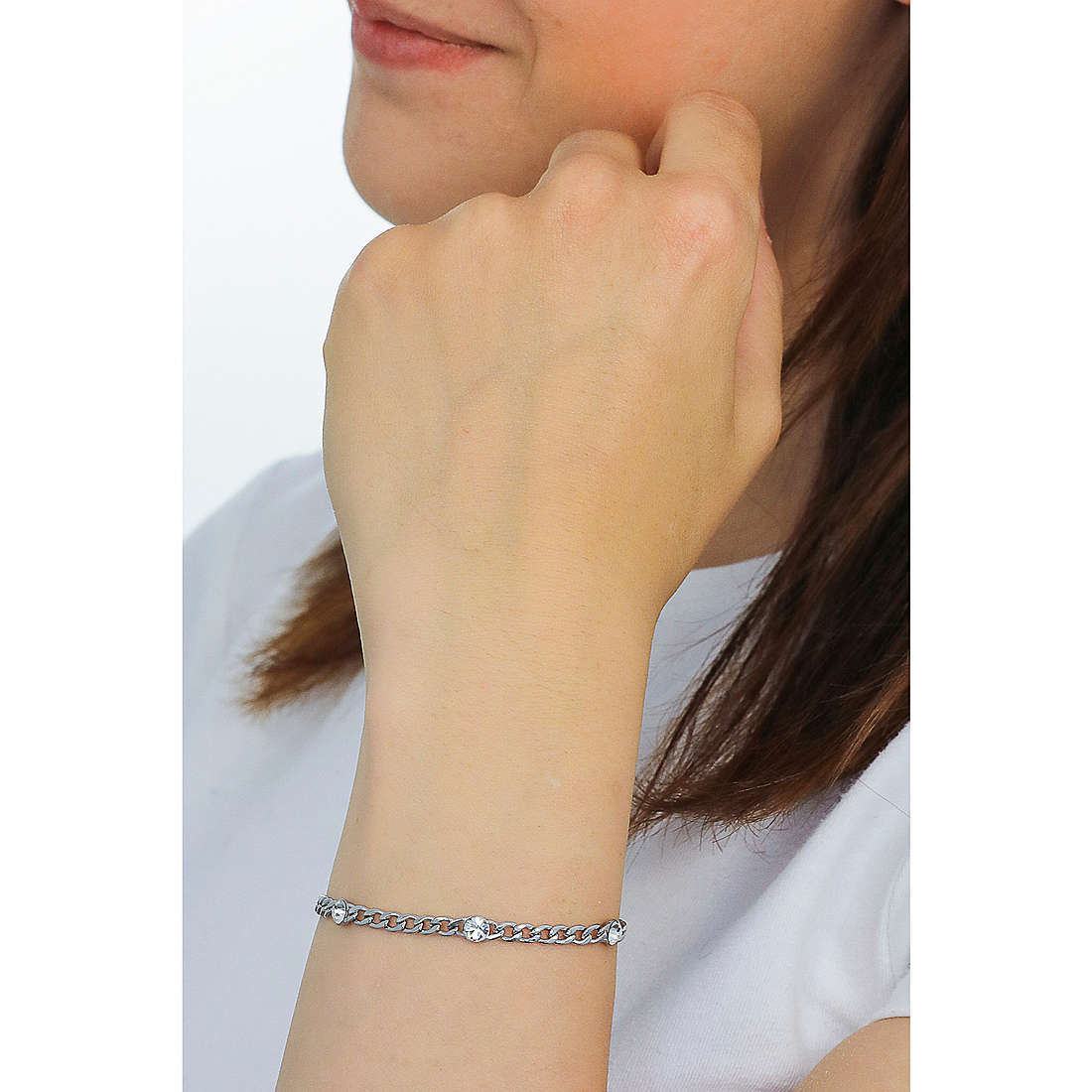 Brosway bracelets Symphonia woman BYM85 wearing