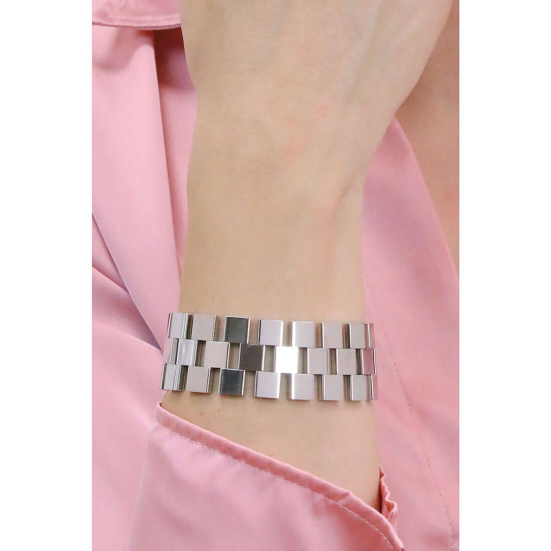 Calvin Klein bracelets Meridian woman 35000243 wearing