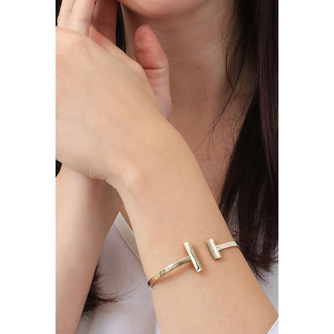 Calvin Klein bracelets Timeless woman 35000161 wearing