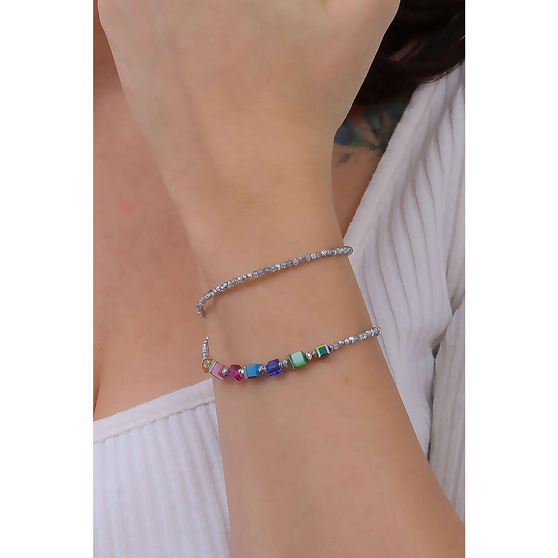Coeur De Lion bracelets Joyful Colours woman 4564/30-1500 wearing