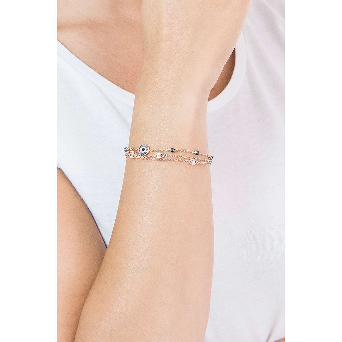 Emporio Armani bracelets woman EGS2531221 wearing