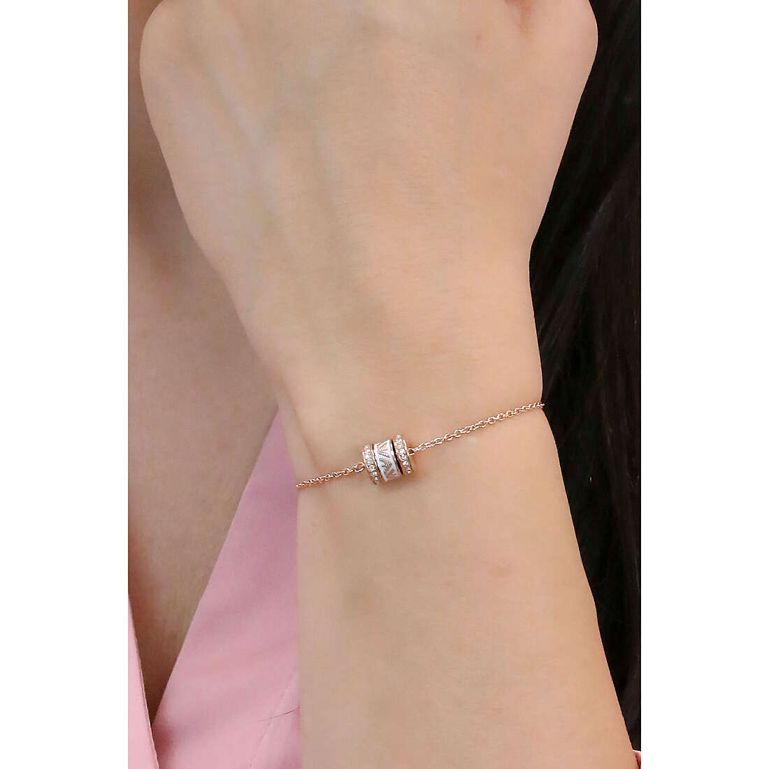 Emporio Armani bracelets Essential woman EGS2974221 wearing