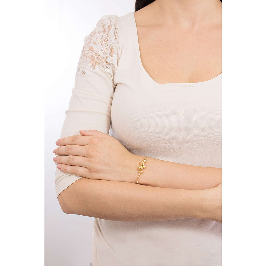 GioiaPura bracelets woman GYBARW0529-G wearing