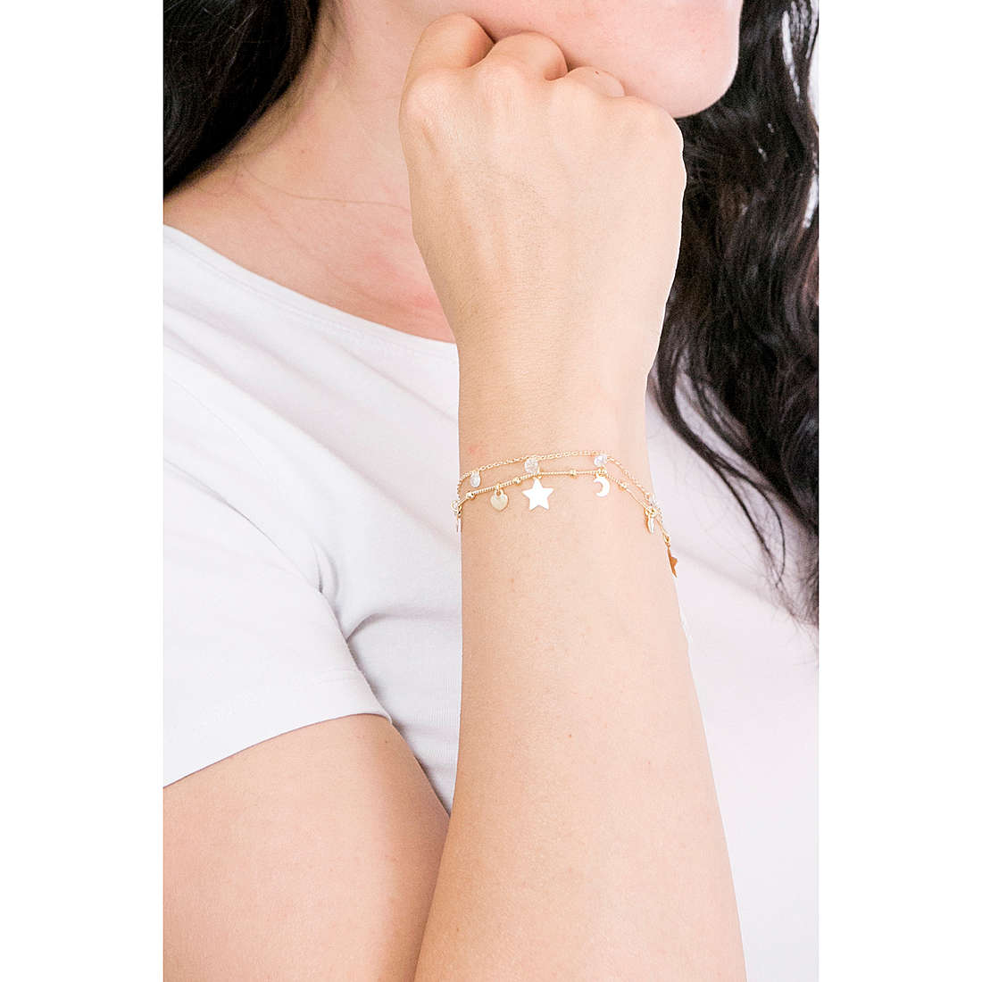 GioiaPura bracelets woman GYBARW0733-W wearing