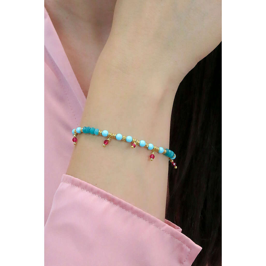 GioiaPura bracelets Special days woman INS028BR348RSMU-17 wearing