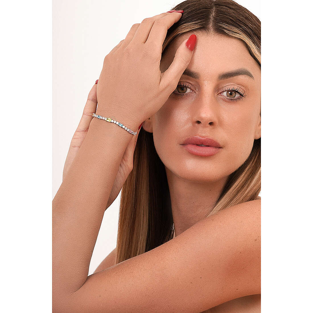 GioiaPura bracelets woman INS091BR040RHMU-17 wearing