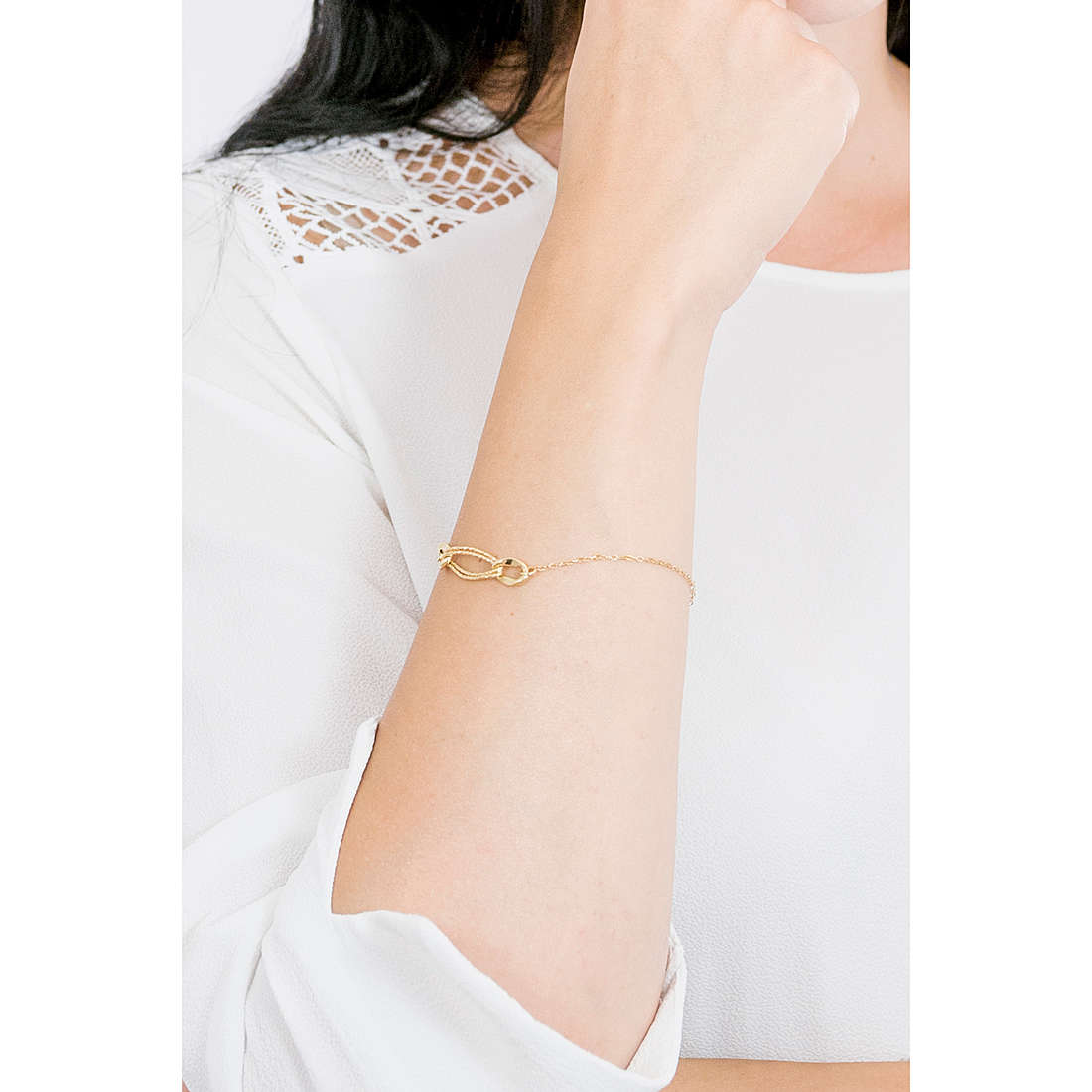 GioiaPura bracelets Oro 750 woman GP-S161154 wearing