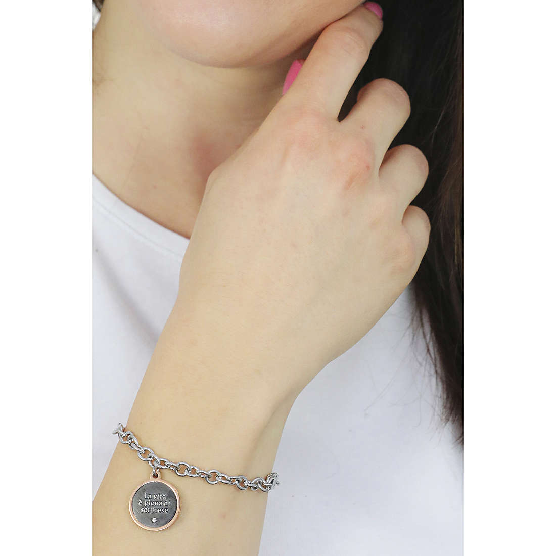 Kidult bracelets Philosophy woman 731925 wearing