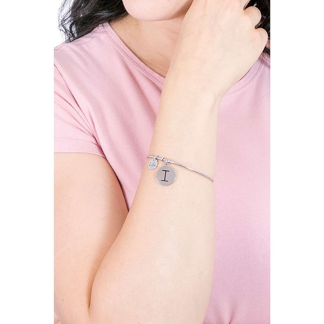 Kidult bracelets Symbols woman 231555i wearing