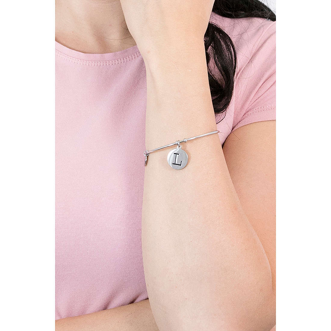 Kidult bracelets Symbols woman 231555l wearing