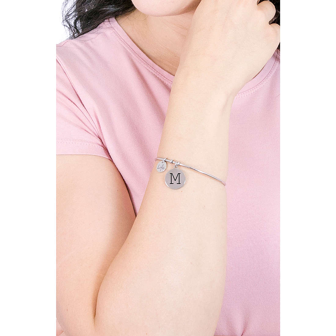 Kidult bracelets Symbols woman 231555m wearing