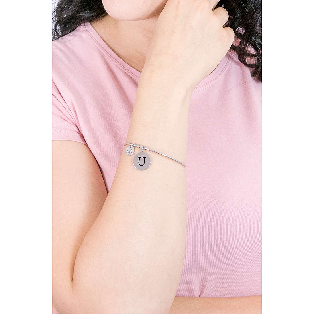 Kidult bracelets Symbols woman 231555u wearing