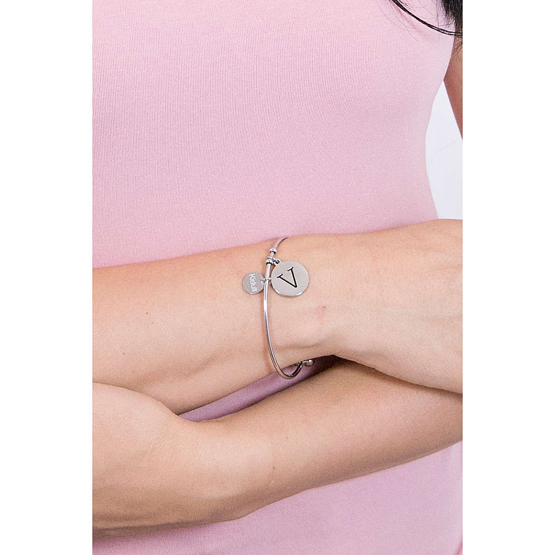 Kidult bracelets Symbols woman 231555v wearing
