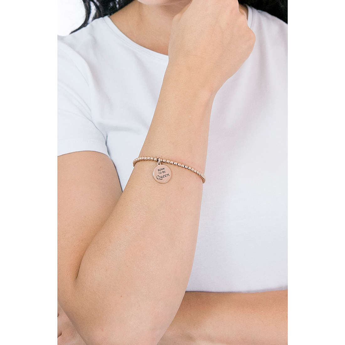 Kidult bracelets Symbols woman 731427 wearing
