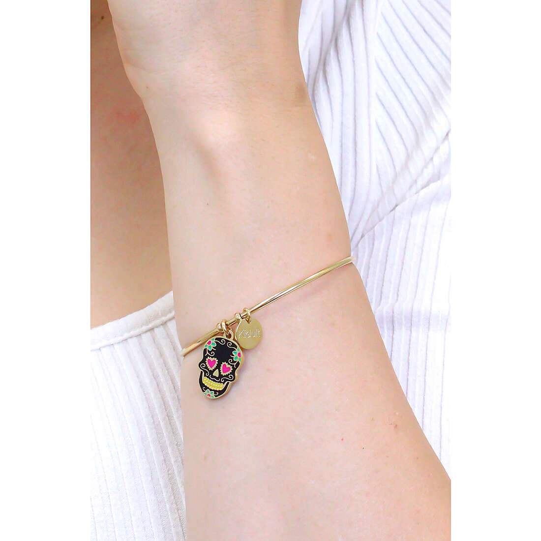 Kidult bracelets Symbols woman 731661 wearing