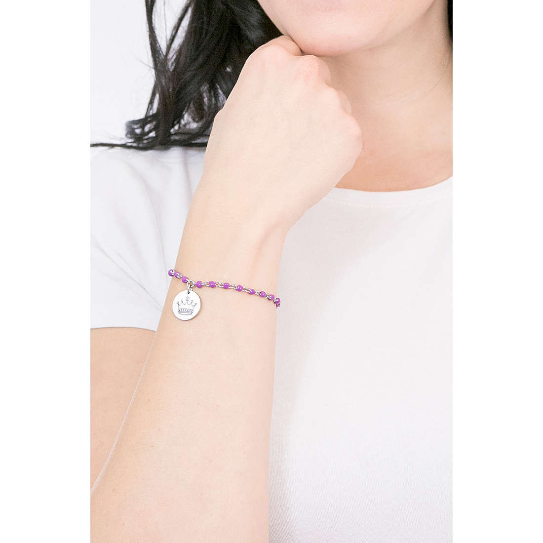 Kidult bracelets Symbols woman 731837 wearing
