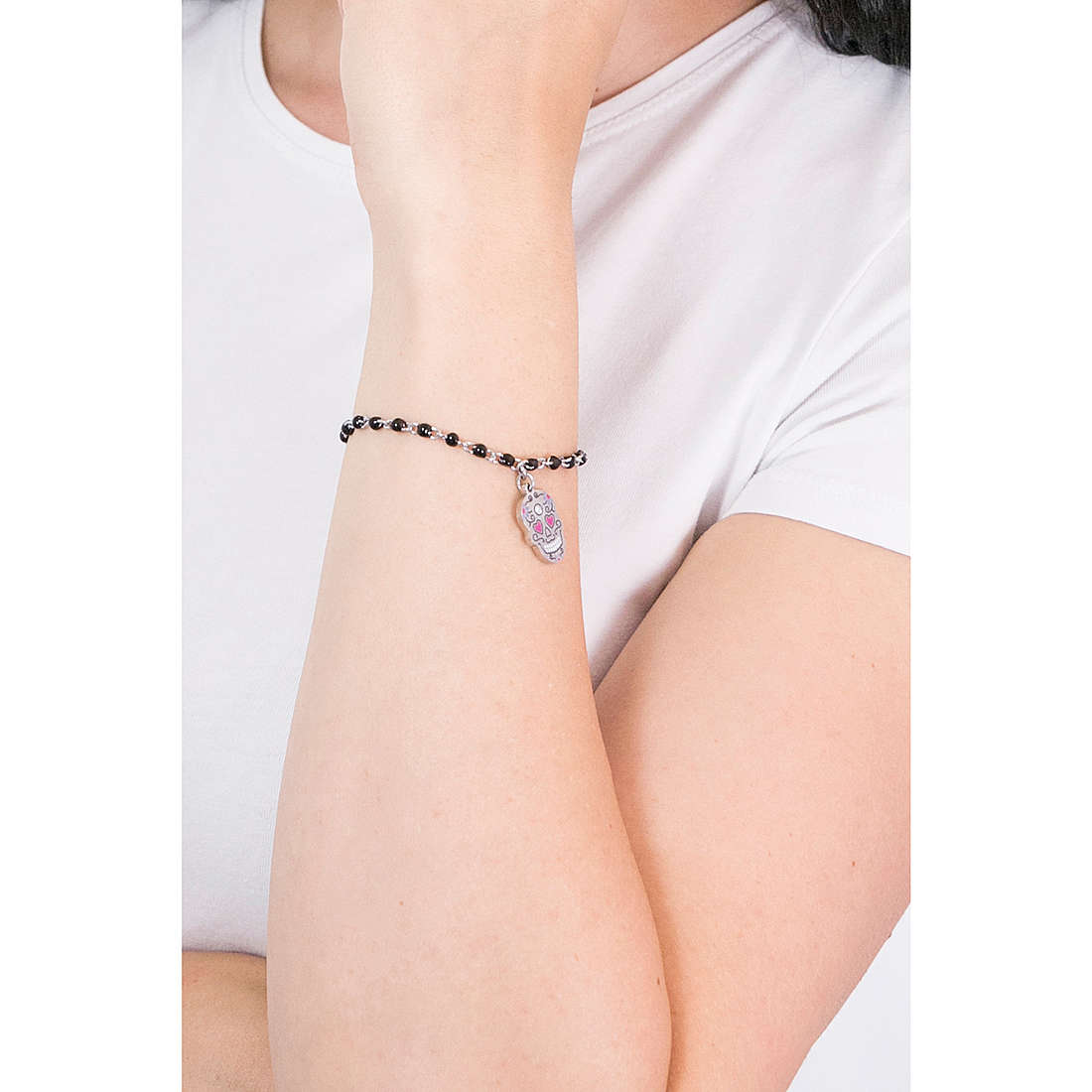 Kidult bracelets Symbols woman 731850 wearing