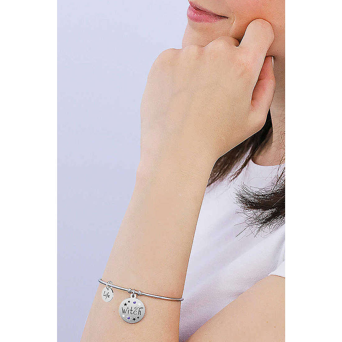 Kidult bracelets Symbols woman 731867 wearing
