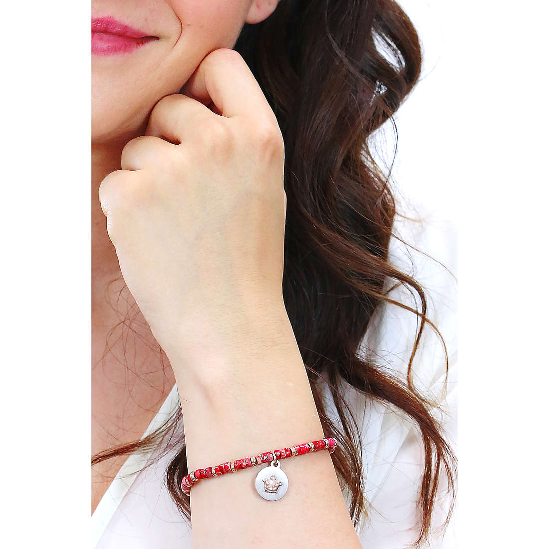 Kidult bracelets Symbols woman 732031 wearing