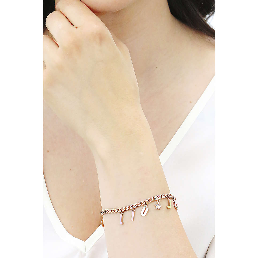 Liujo bracelets Icona woman LJ1724 wearing
