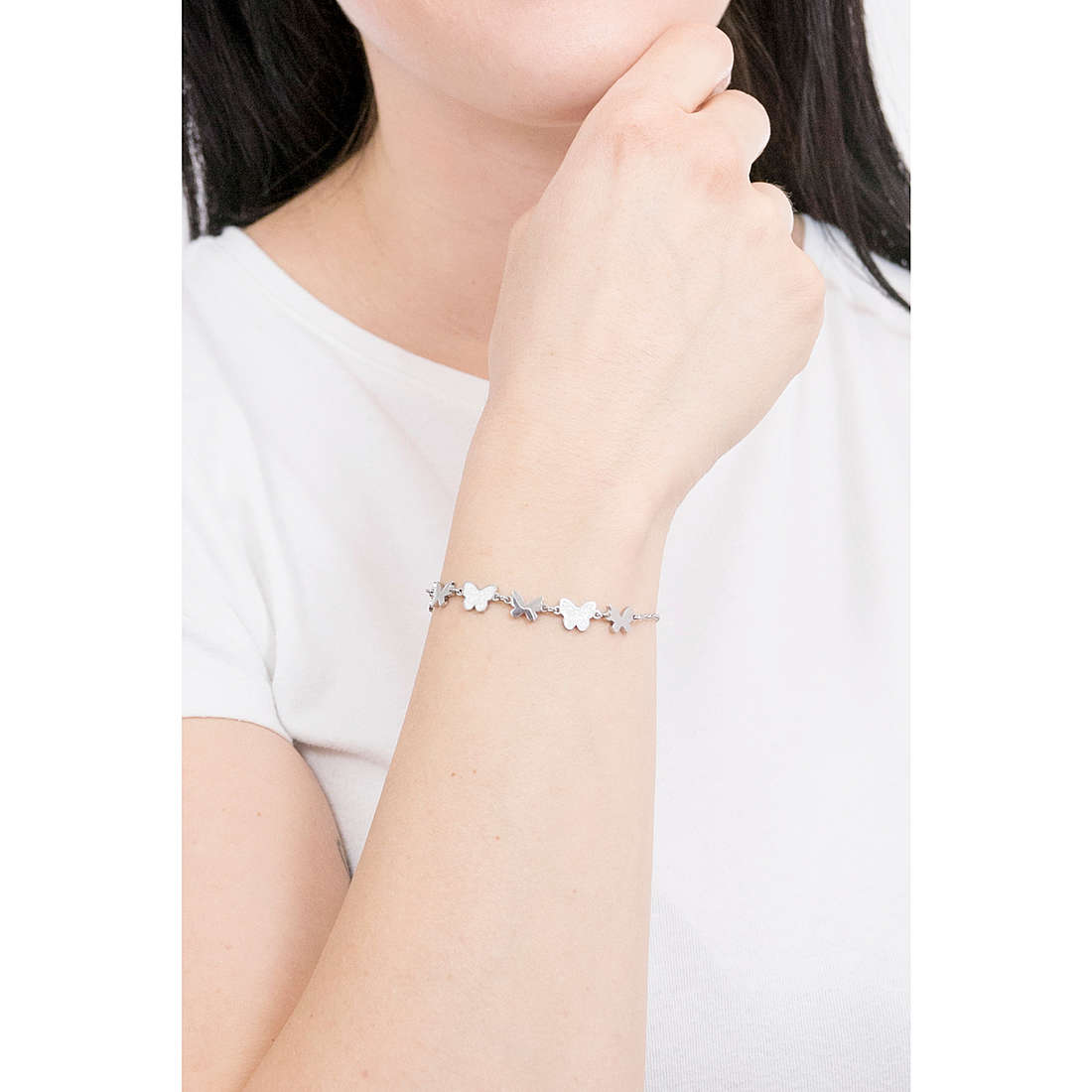 Luca Barra bracelets woman BK1929 wearing