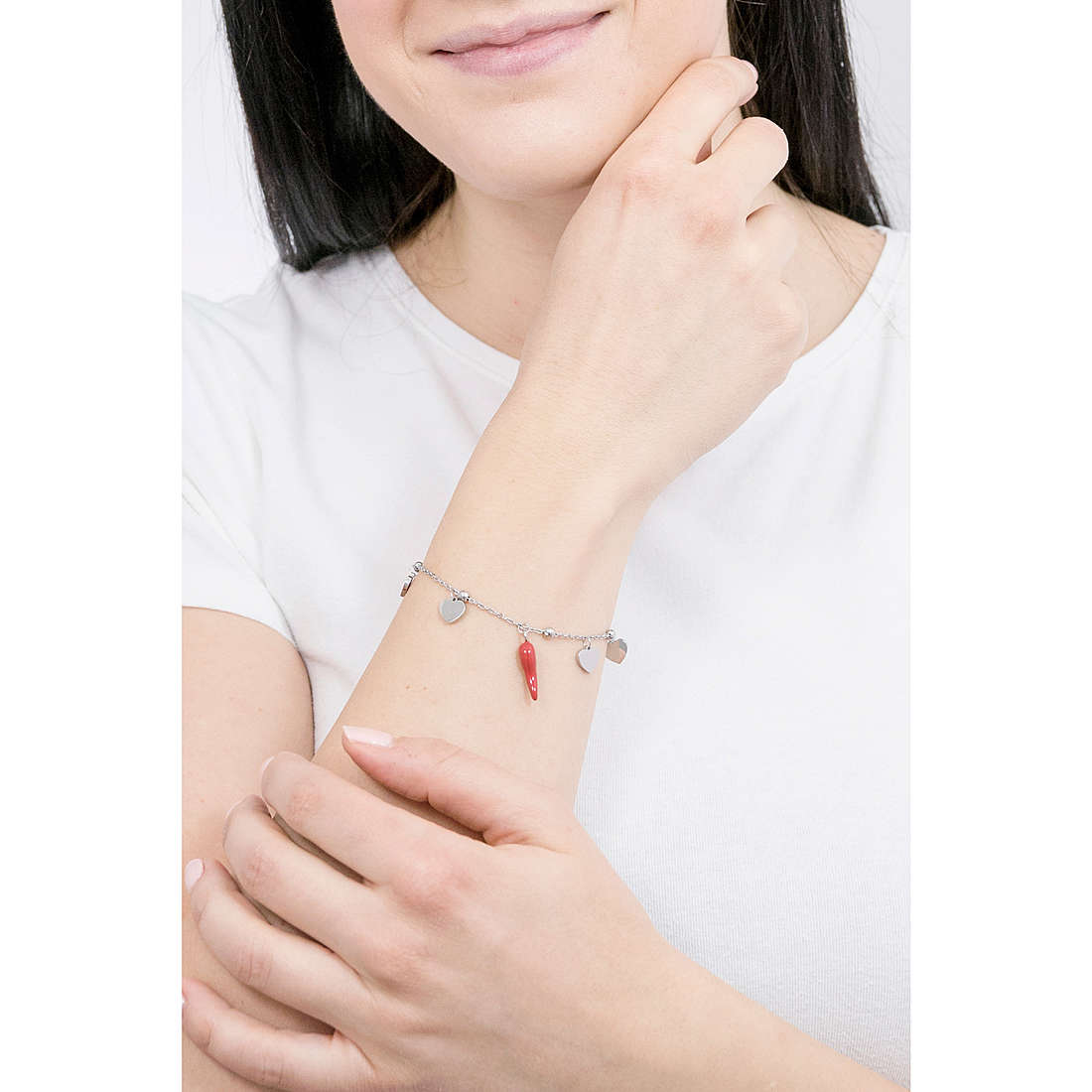 Luca Barra bracelets woman BK2015 wearing