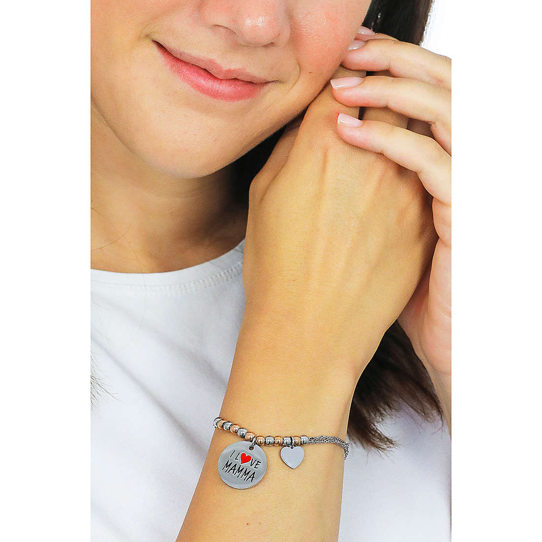 Luca Barra bracelets woman BK2046 wearing
