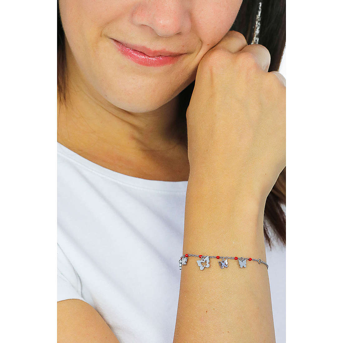 Luca Barra bracelets woman BK2064 wearing