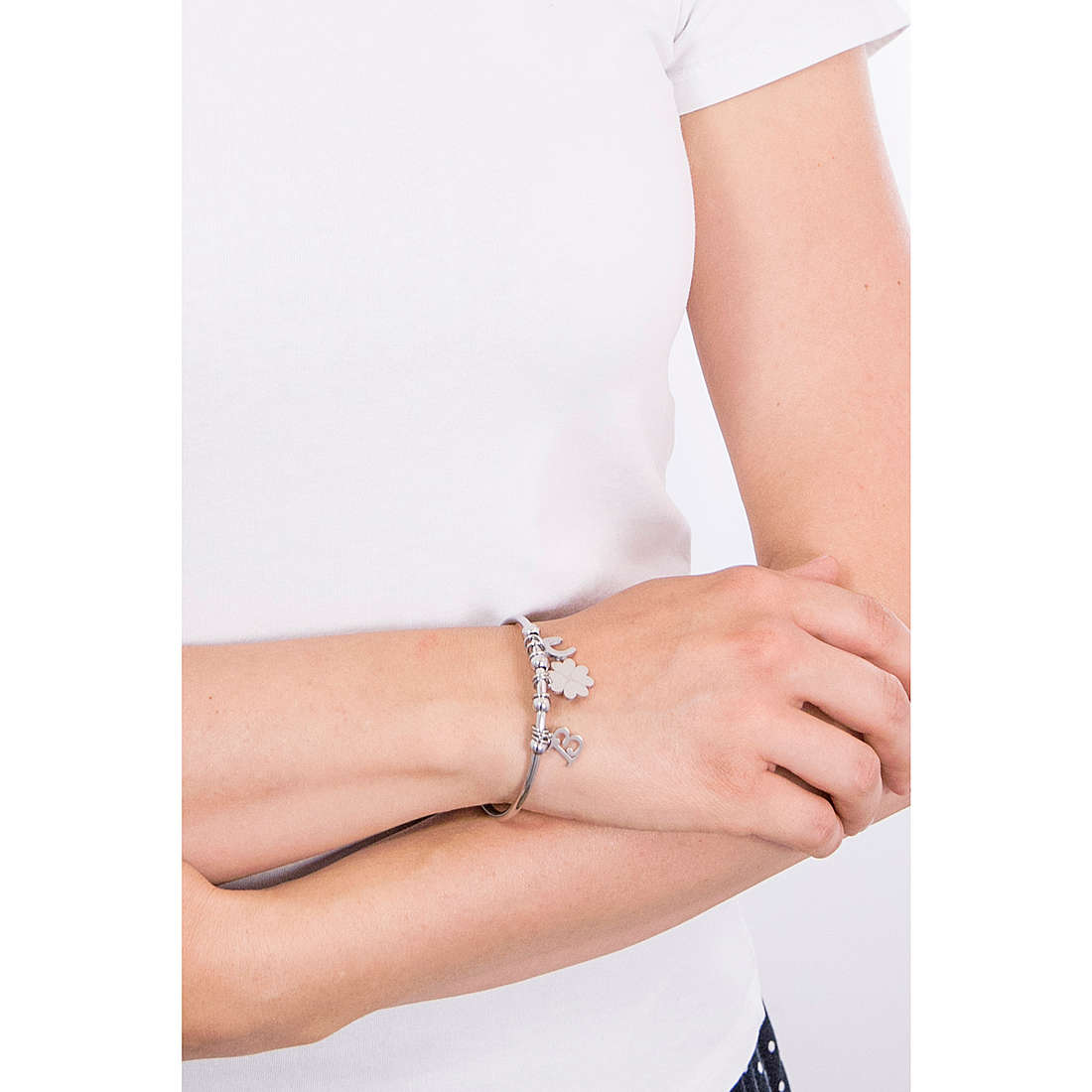 Luca Barra bracelets Pretty woman BK1918 wearing