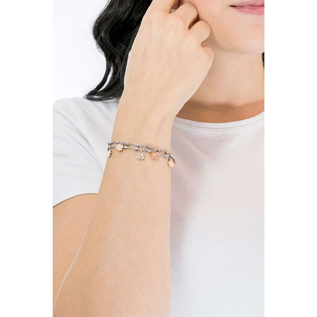 Luca Barra bracelets Pretty Moment woman BK1845 wearing