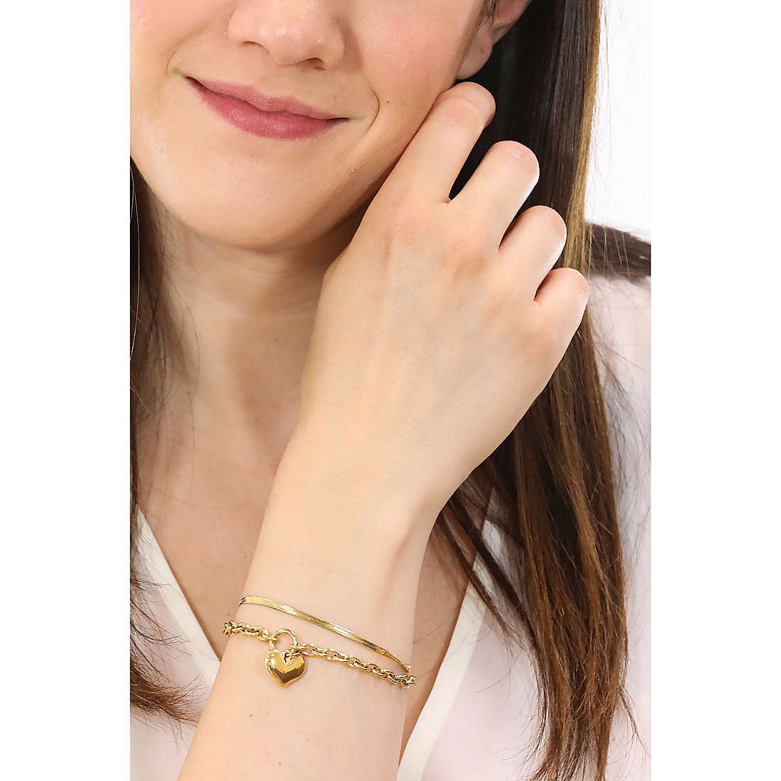 Luca Barra bracelets Spring woman BK2211 wearing