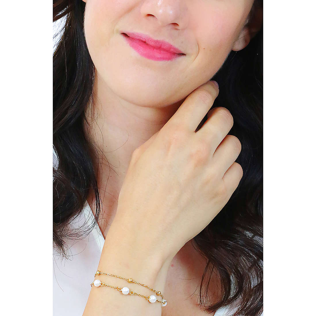 Luca Barra bracelets Spring woman BK2256 wearing