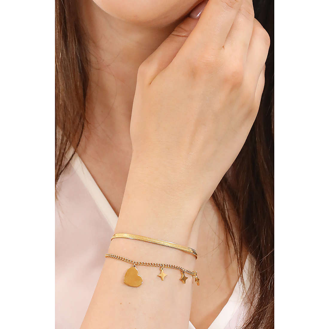 Luca Barra bracelets Spring woman BK2263 wearing