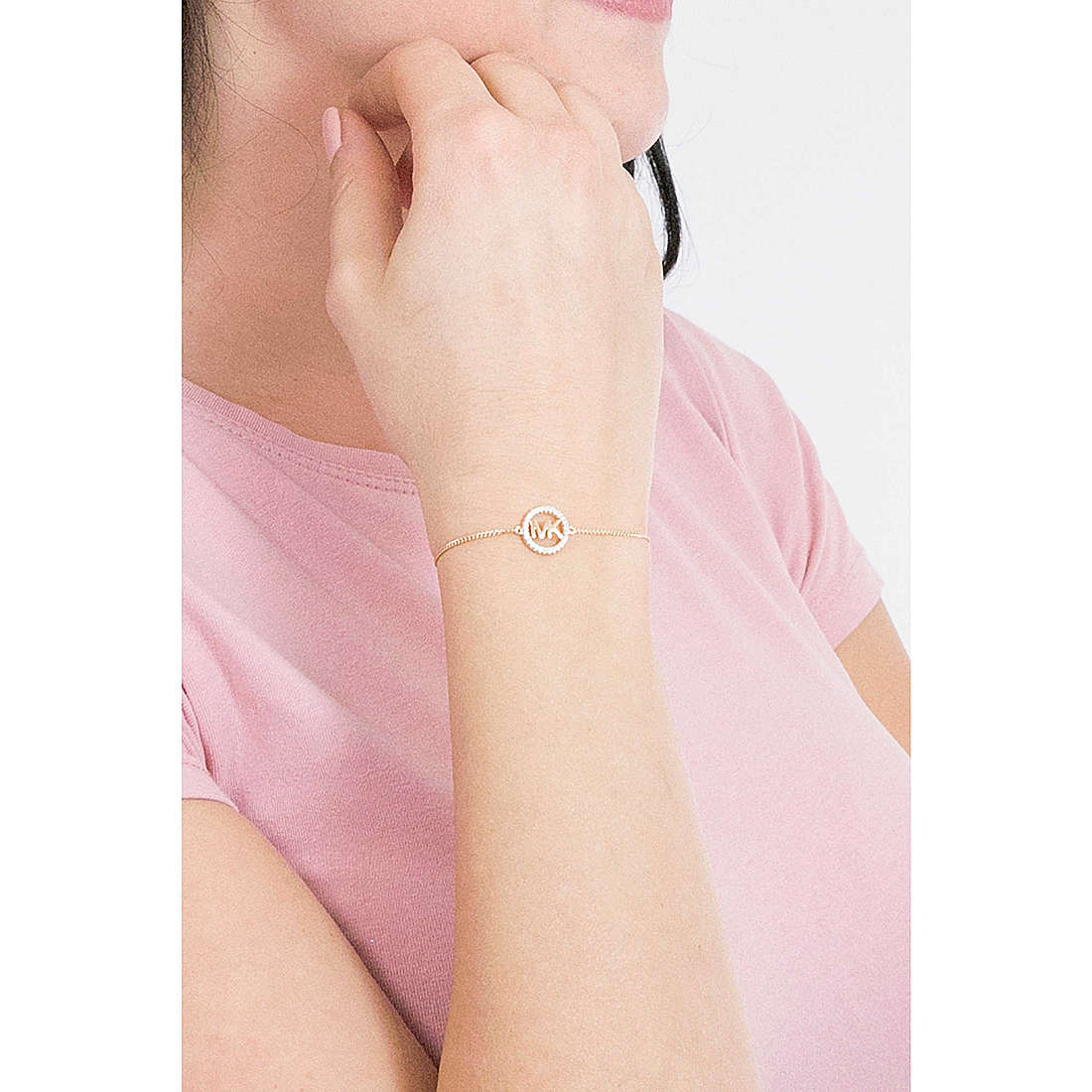 Michael Kors bracelets Kors Mk woman MKC1246AN710 wearing
