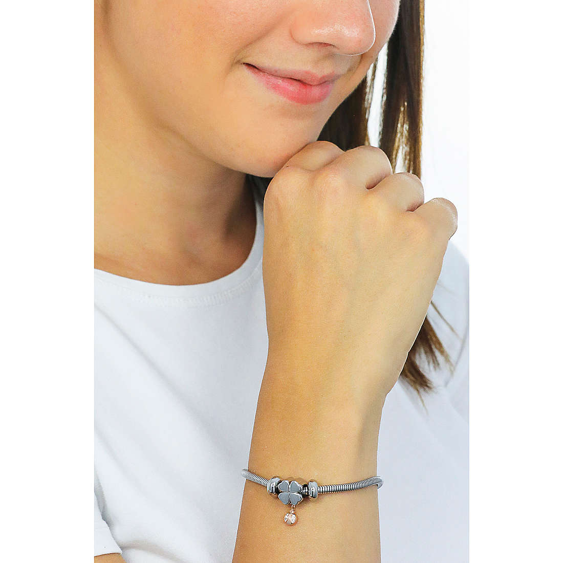 Morellato bracelets Drops woman SCZ1127 wearing