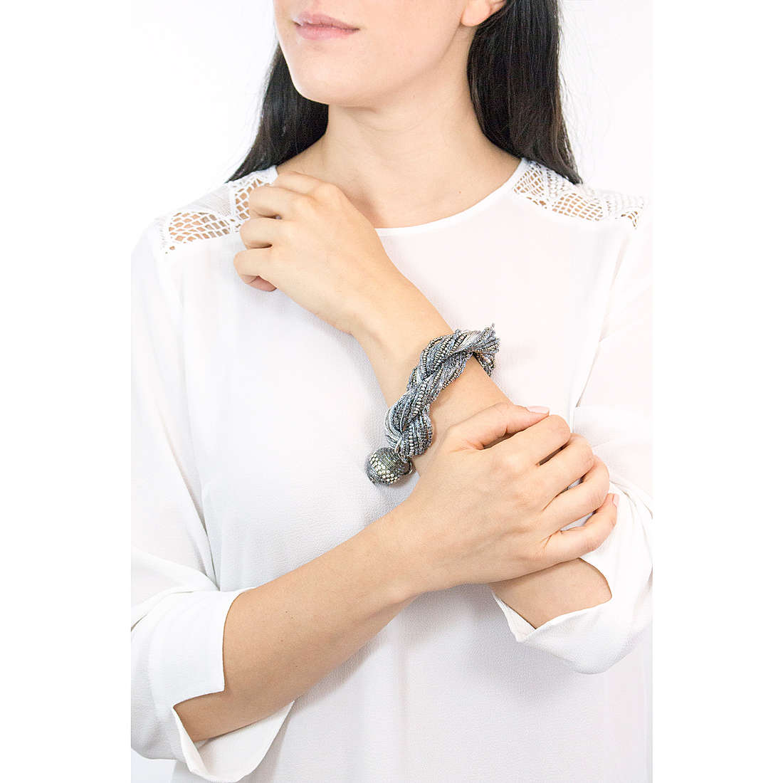 Ottaviani bracelets woman 470579 wearing