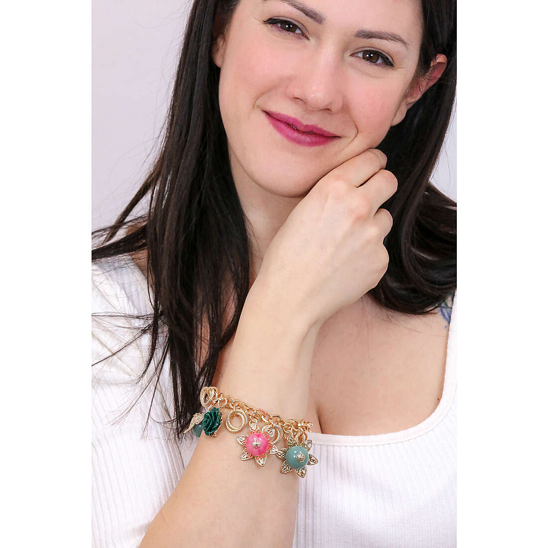 Ottaviani bracelets Moda woman 500645B wearing