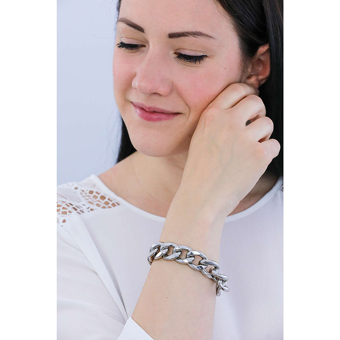 Sagapò bracelets Chunky woman SHK11 wearing