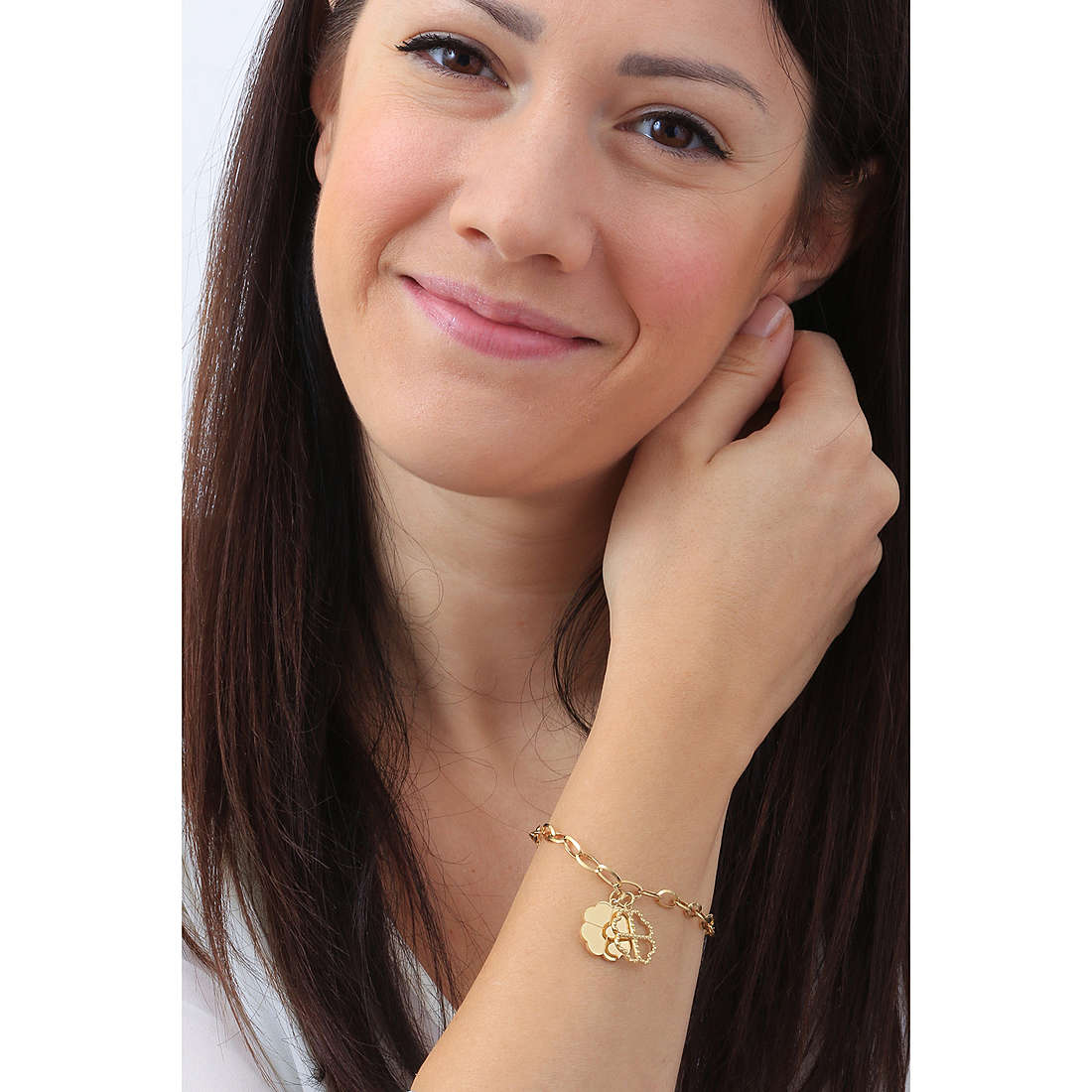 Sagapò bracelets Message woman SSG24 wearing