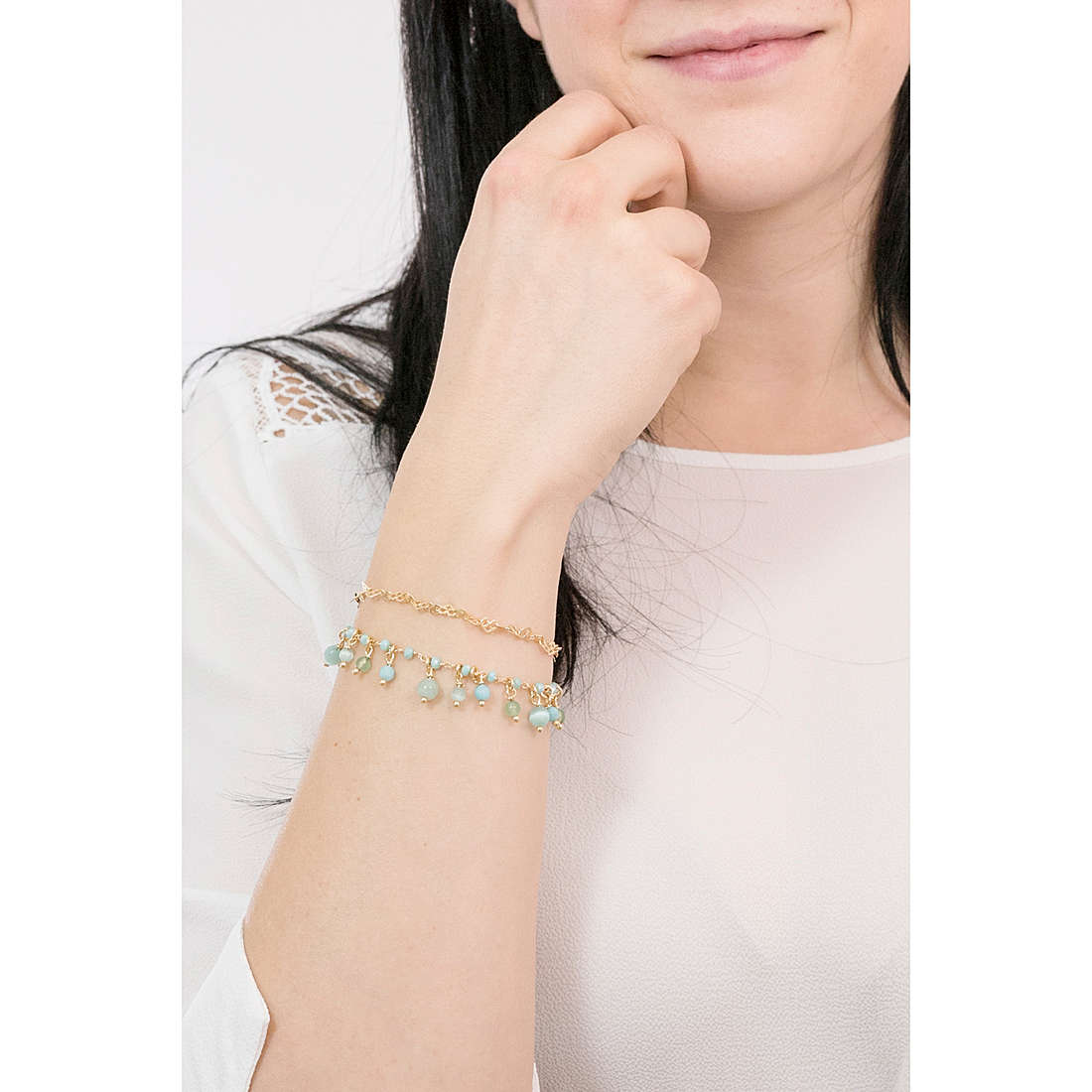 Sovrani bracelets Cristal Magique woman J5589 wearing