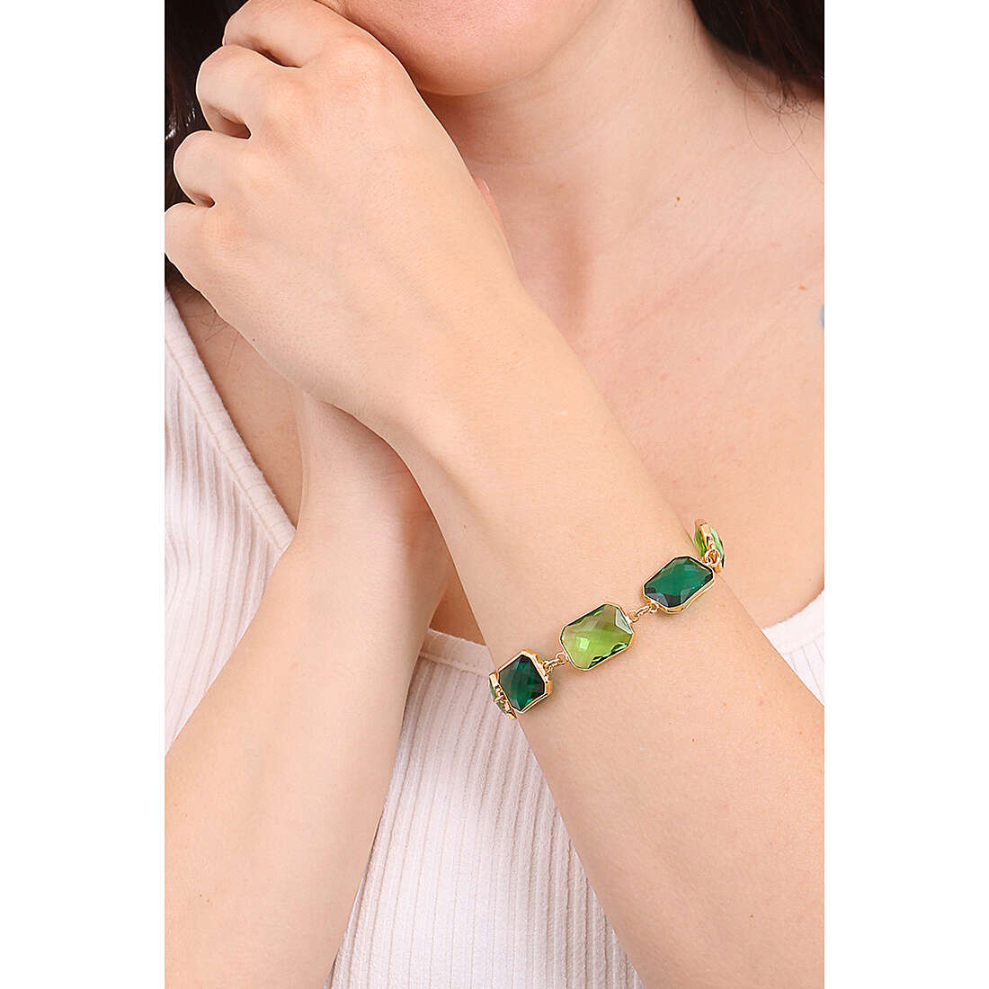 Sovrani bracelets Cristal Magique woman J7205 wearing