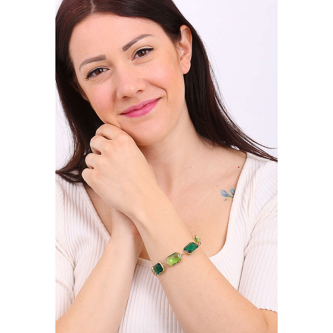 Sovrani bracelets Cristal Magique woman J7205 wearing