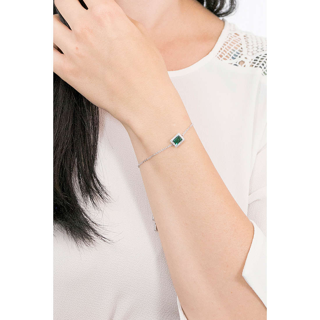 Swarovski bracelets Angelic woman 5559836 wearing