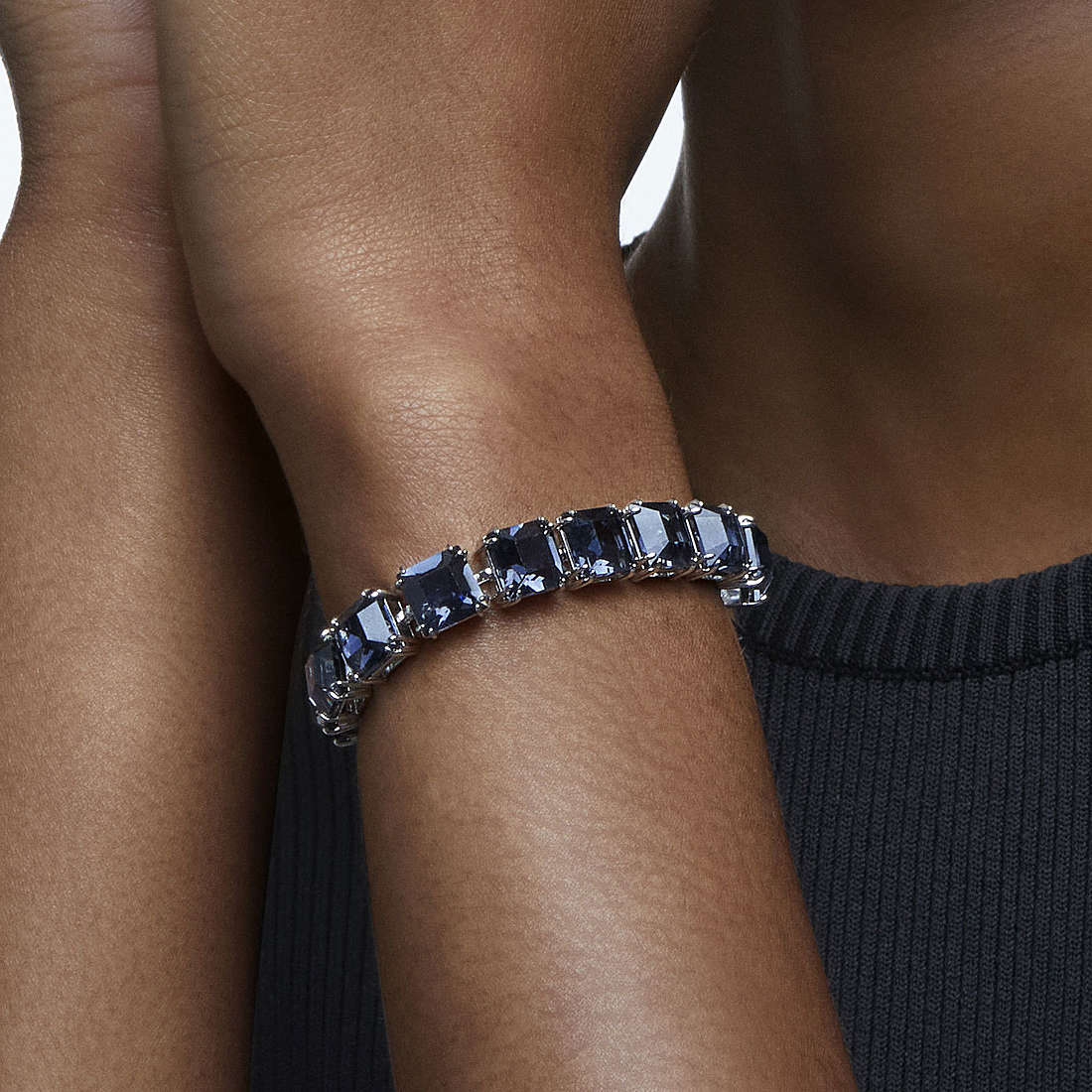 Swarovski bracelets Millenia woman 5612682 wearing